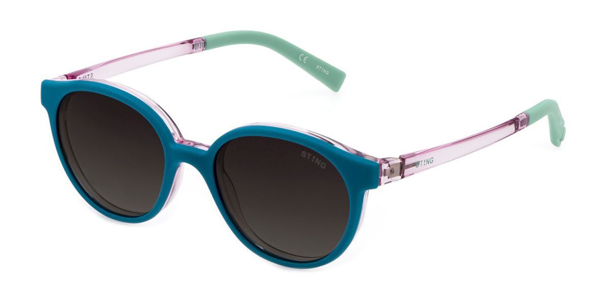 Sting SSJ693 with Clip-On Barn Polarized 4GRZ 44 Blåa Glasögon (Endast Båge) Barn
