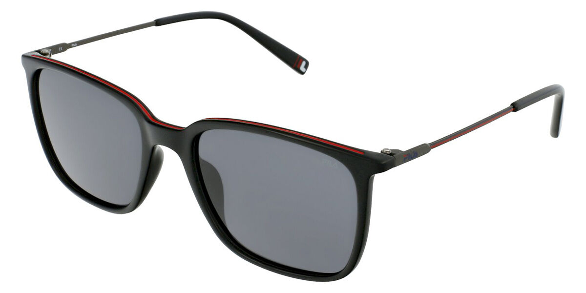 Fila SF9393 Polarized Z42P 56 Lentes De Sol Para Hombre Negros