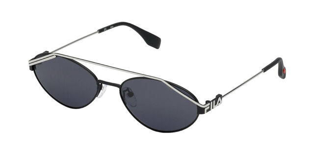 Fila SFI019 0531 Pilot Shiny Black Grey Sunglasses  display picture 1