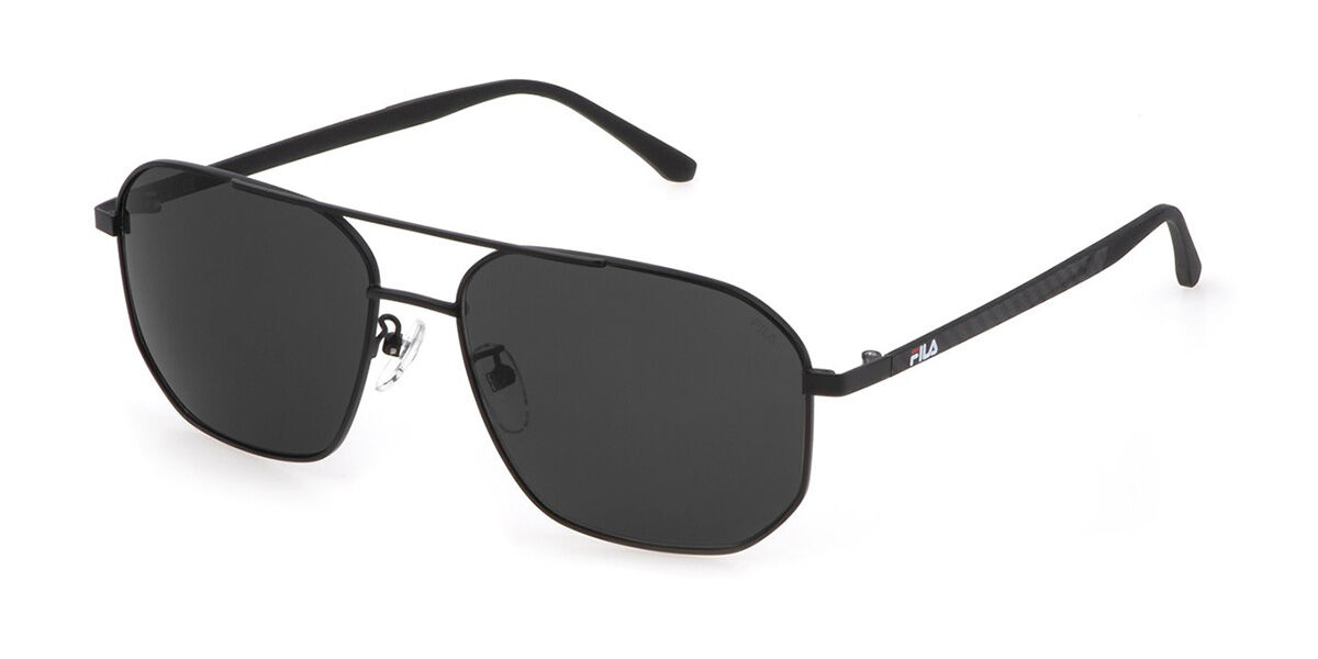 Fila SFI300 0K53 Sunglasses Glossy Black Grey | VisionDirect Australia