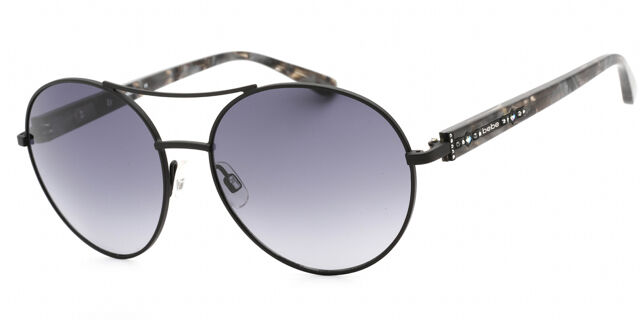 bebe Black Sunglasses NEW Bebe BB 7199 001 Jet Black Sunglasses with Swarovski  main image 3