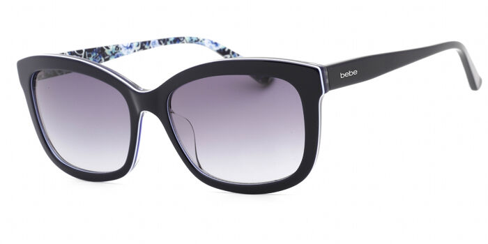 Bebe BB7138 Lights Out 458 Rectangle Green Sunglasses  display picture 1