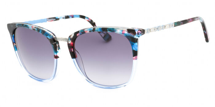 Bebe BB7236 410 Square Faded Sky Blue Marble On Clear  display picture 2