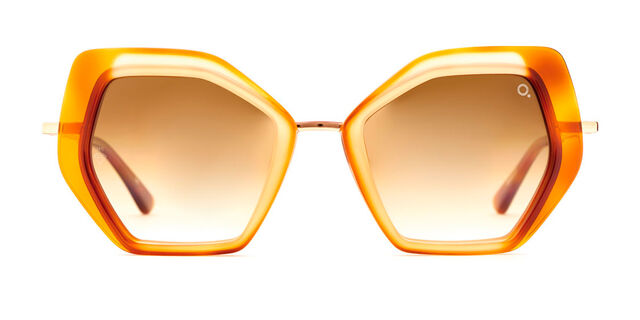 Etnia Barcelona Sahara Sun HVPK Geometric Brown Sunglasses  display picture 3