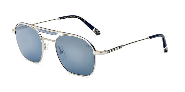 Etnia Barcelona Hamilton Sun SLBL Pilot Silver Sunglasses  display picture 2