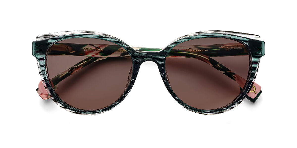 Etnia Barcelona Esse Polarized GRPK Men's Sunglasses Green Size 55
