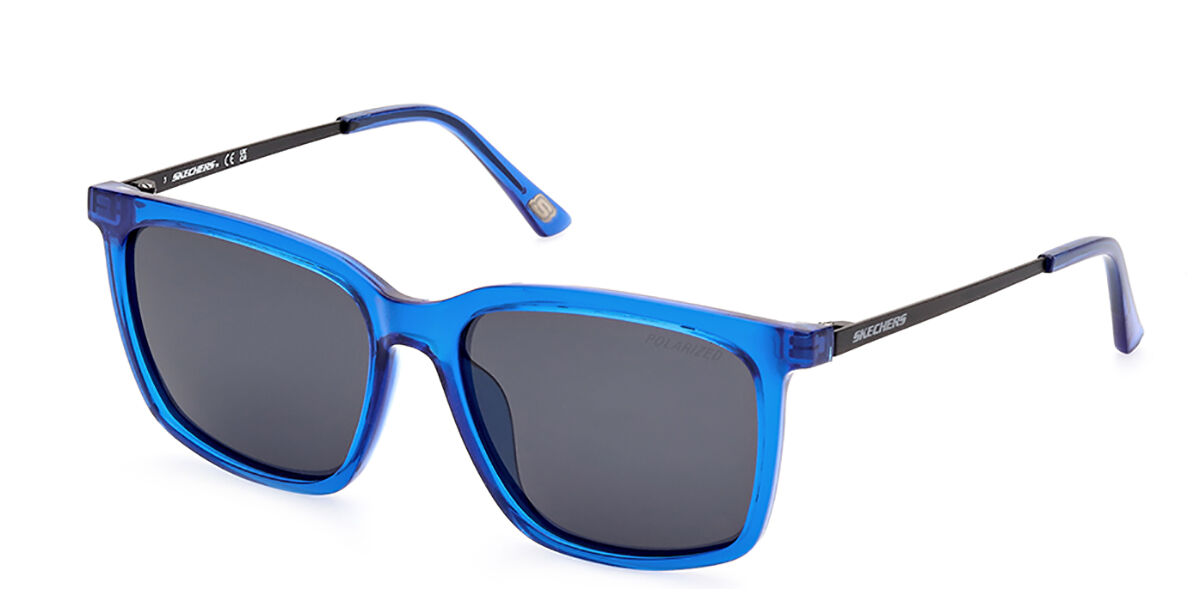 Skechers SE6282 Polarized 90D Sunglasses Transparent Blue ...