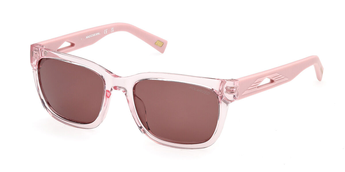 Skechers SE00313 Polarized 72E 54 Lunettes De Soleil Homme Roses