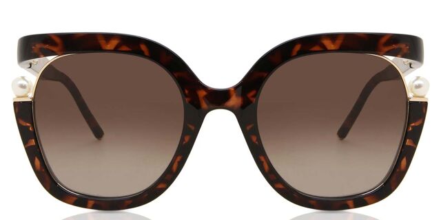 Carolina Herrera CH 0003/S 086/HA Cat Eye Havana Sunglasses  display picture 3
