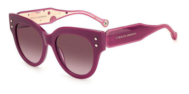 Carolina Herrera CH 0008/S G3I/3X Cat Eye Dark Mauve Purple  display picture 2