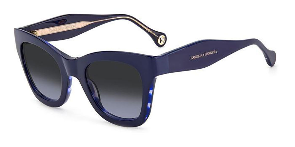 Carolina Herrera CH 0015/S PJP/GB Sunglasses in Dark Blue ...