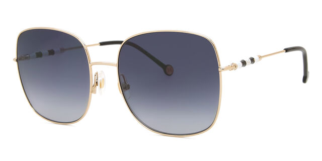 Carolina Herrera CH 0035/S J5G/9O Square Gold Sunglasses 