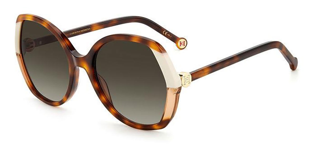 Carolina Herrera CH 0051/S C1H/HA Sunglasses White Tortoise ...