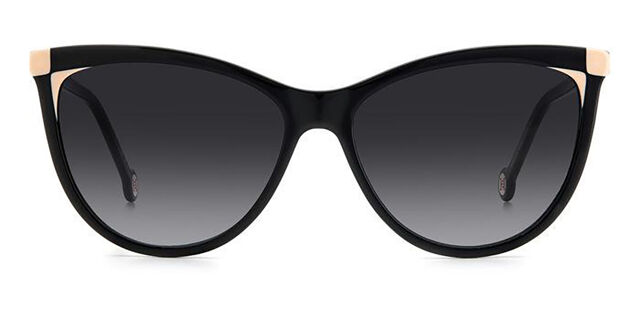 Carolina Herrera Black Nude Cat Eye Sunglasses Carolina Herrera HER 0141/S - KDX 9O Black Nude | Sunglasses  main image 4