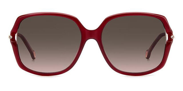 Carolina Herrera HER 0132/G/S 0LHF HA Sunglasses Burgundy/Gold Square Frame Kits.com -- Carolina Herrera HER 0130/S main image 4
