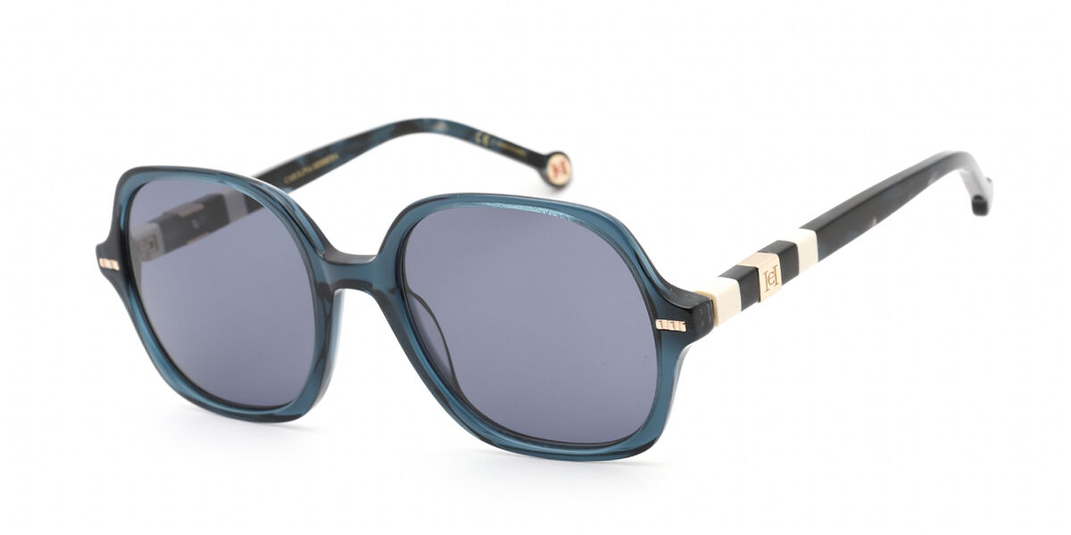Carolina Herrera HER 0106/S XP8/KU 55 Blåa Solglasögon Kvinna