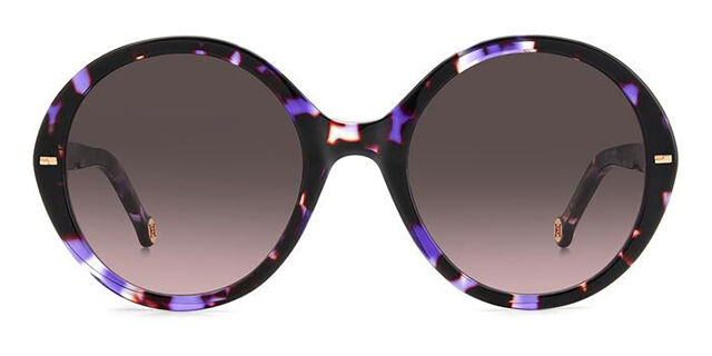 Carolina Herrera HER 0177/S YJM/M2 Oval Violet Tortoise 