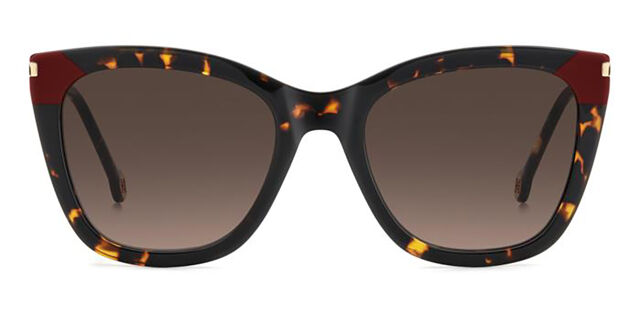 Carolina Herrera HER 0307/S 086/HA Rectangle Dark Tortoise 