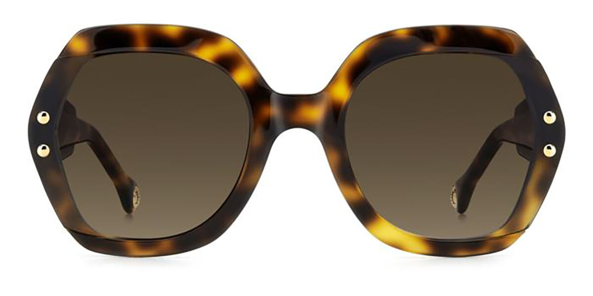 Carolina Herrera HER 0314/G/S Asian Fit 086/HA 61 Sköldpaddemönstradeshell Solglasögon Kvinna