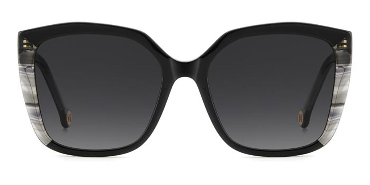 Carolina Herrera HER 0339/S 807/9O Square Black/Horn Sunglasses ...