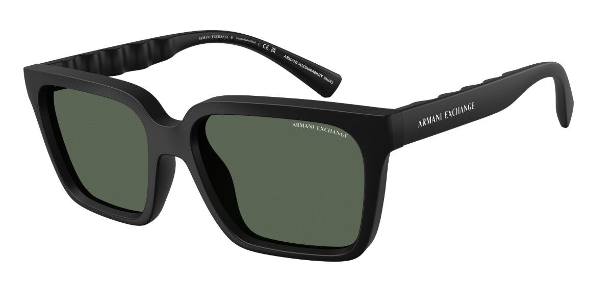 Armani Exchange AX4147SF Asian Fit 807871 Matte Black