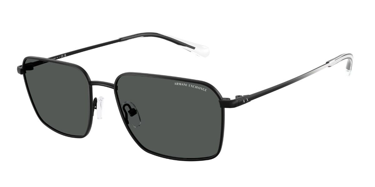 Armani Exchange AX2053S 600087 57 Svarta Solglas&ouml;gon M&auml;n