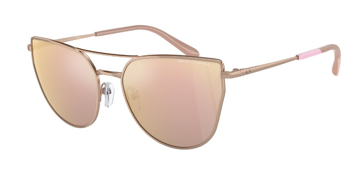 Armani Exchange AX2045S 61036X Women’s Sunglasses Gold Size 56