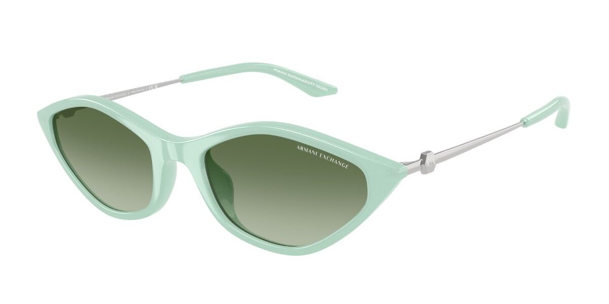 Armani Exchange AX4152SU 83688E Women’s Sunglasses Green Size 55