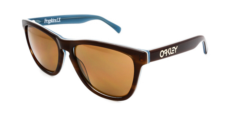 Oakley OO2043 GLOBAL FROGSKIN LX Polarized 204303 Sunglasses Blue |  SmartBuyGlasses UK