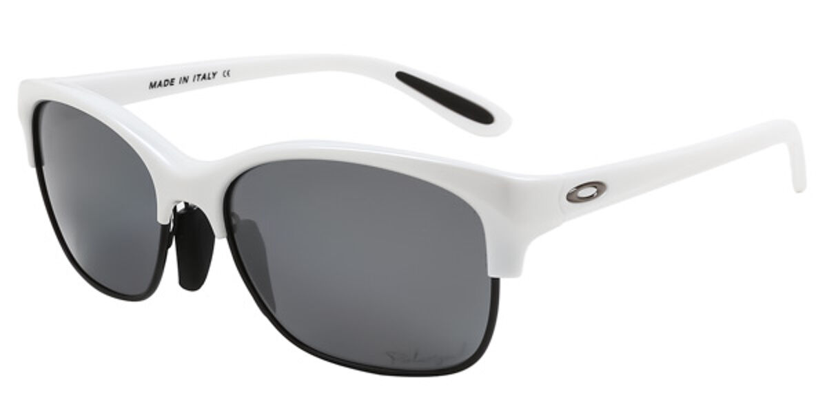 Oakley OO9204 RSVP Polarized 920405 Sunglasses in White | SmartBuyGlasses  USA