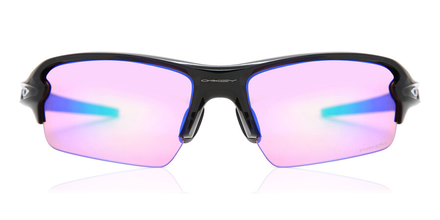 Oakley OO9271 FLAK  Asian Fit 927109 Sunglasses in Polished Black |  SmartBuyGlasses USA