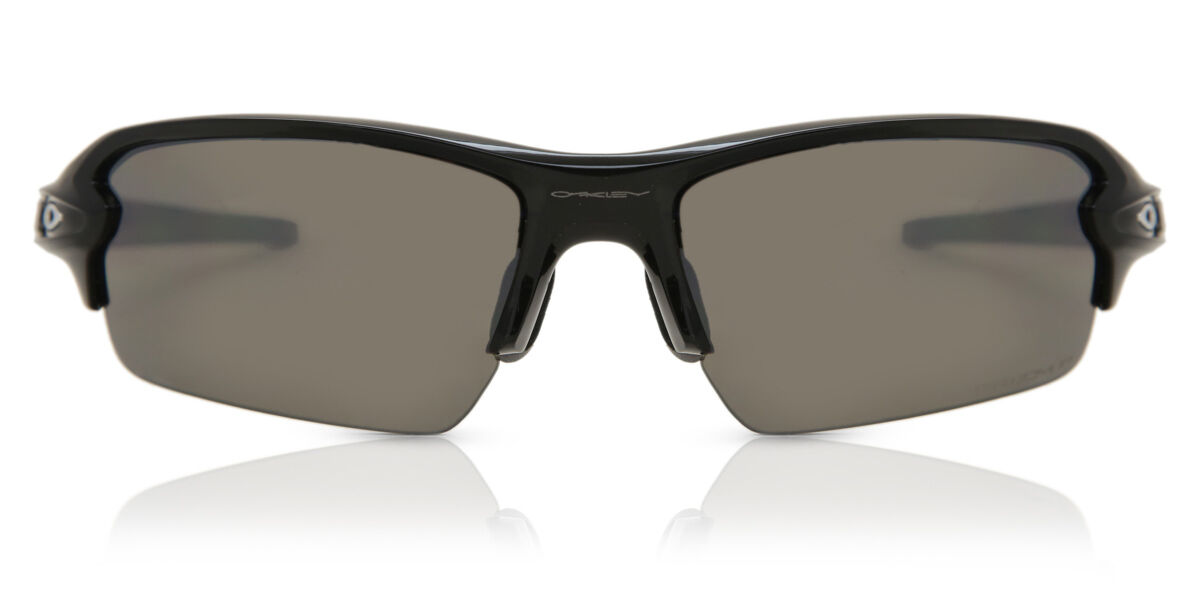 Oakley OO9271 FLAK  Asian Fit Polarized 927126 Sunglasses Polished Black  | VisionDirect Australia