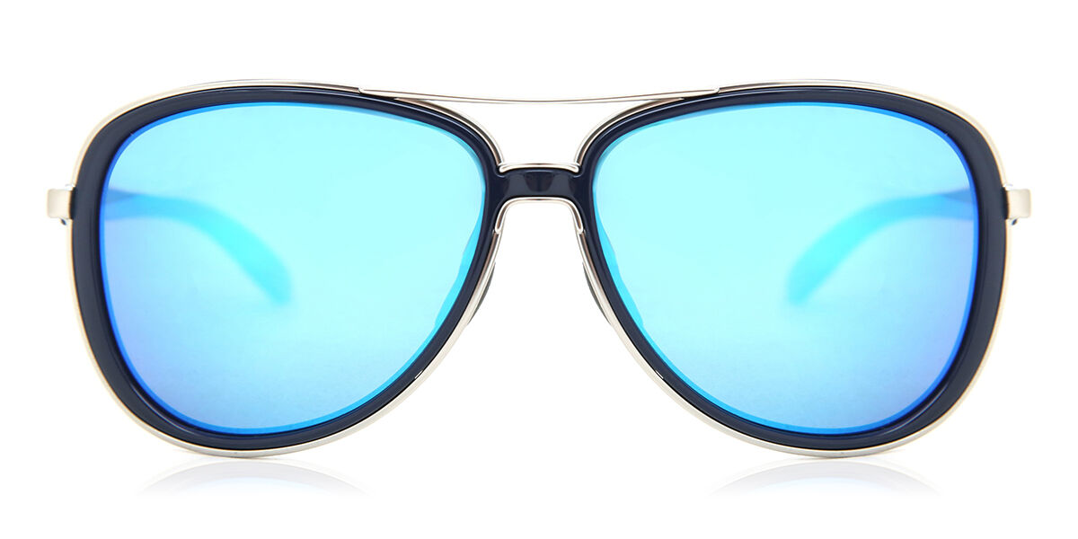 Photos - Sunglasses Oakley OO4129 SPLIT TIME Polarized 412907 Women's  Blue S 