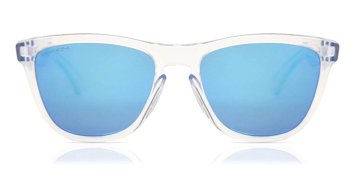 Oakley Frogskins Crystal Clear Prizm Sapphire Sunglasses