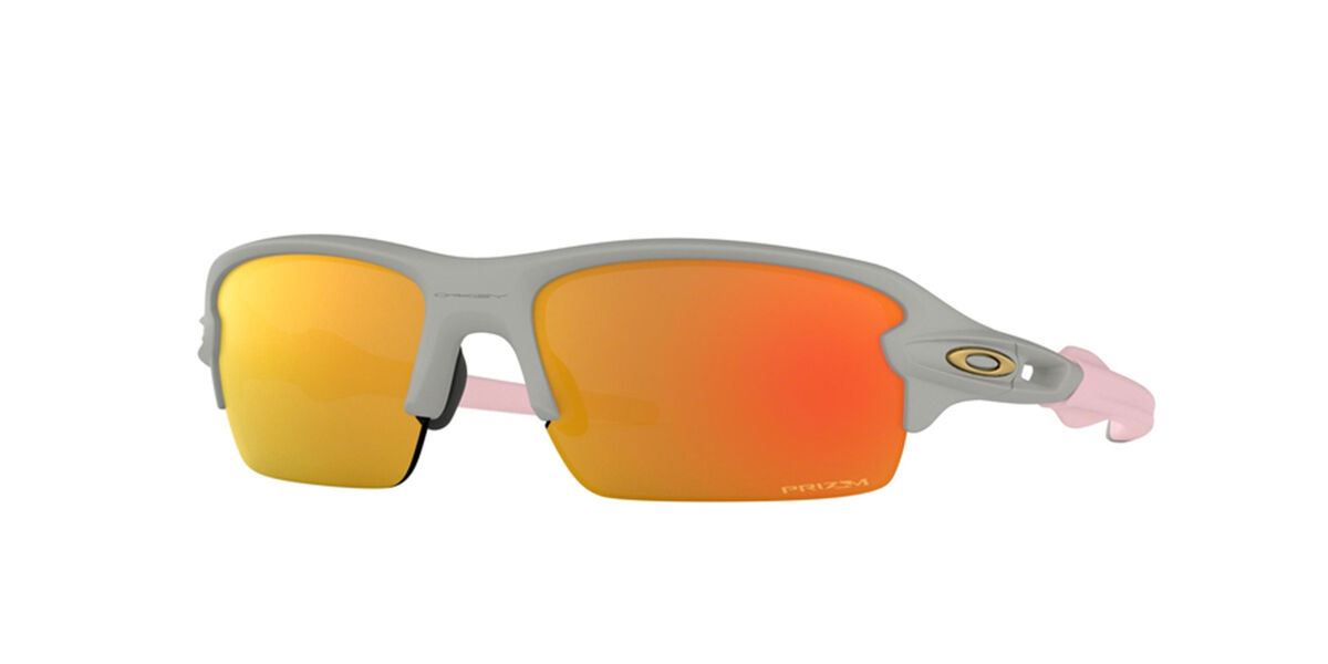 Oakley OJ9005 FLAK XS (Youth Fit) 900509 Sunglasses in Matte Cool Grey |  SmartBuyGlasses USA