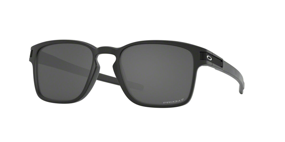 Oakley OO9358 LATCH SQUARED Asian Fit Polarized 935818 Sunglasses Matte  Black Ink | SmartBuyGlasses India