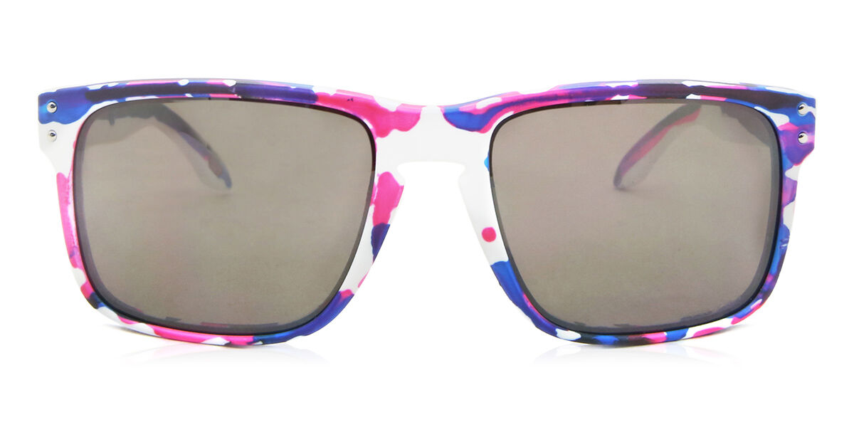 pink and blue oakley sunglasses