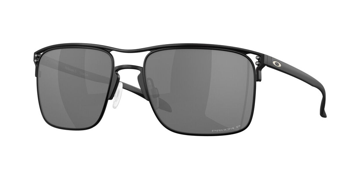 Oakley OO6048 HOLBROOK TI Polarized 604802 Sunglasses in Satin Black