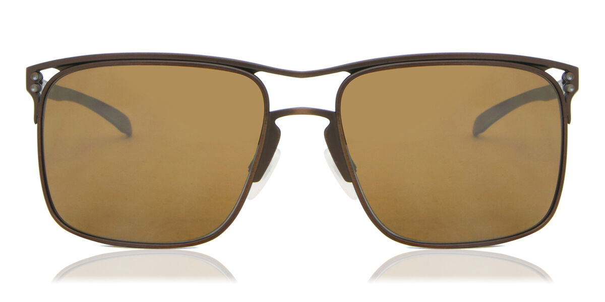 Oakley OO6048 HOLBROOK TI Polarized 604803 Sunglasses Satin Toast Brown |  VisionDirect Australia