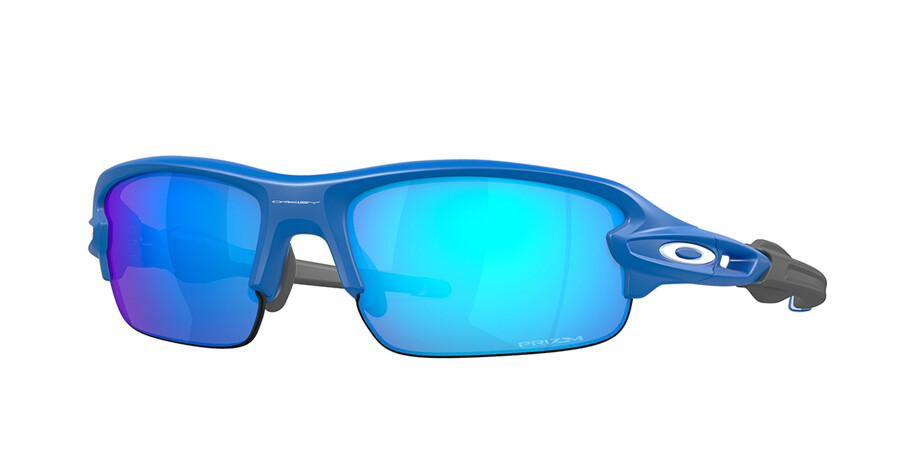 Oakley OJ9008 FLAK XXS (Youth Fit) 900810 Sunglasses Matte Blue |  SmartBuyGlasses UK