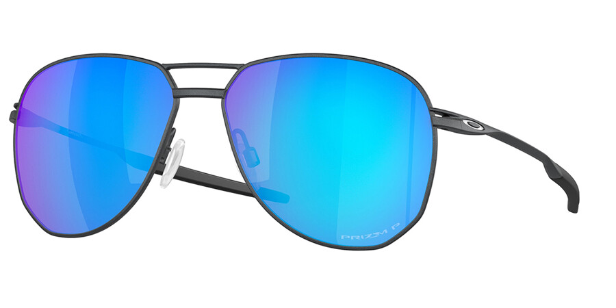 Oakley OO6050 CONTRAIL TI Polarized 605004 Sunglasses Light Satin Steel  Black | SmartBuyGlasses India
