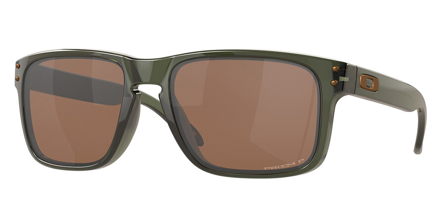 Oakley OO9102 HOLBROOK Polarized 9102W8 Sunglasses in Olive Ink Green |  SmartBuyGlasses USA