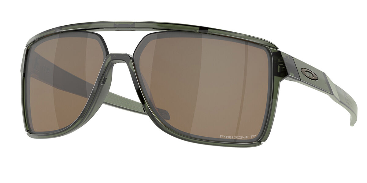 Oakley OO9147 CASTEL Polarized 914704 Sunglasses Olive Ink Green |  VisionDirect Australia