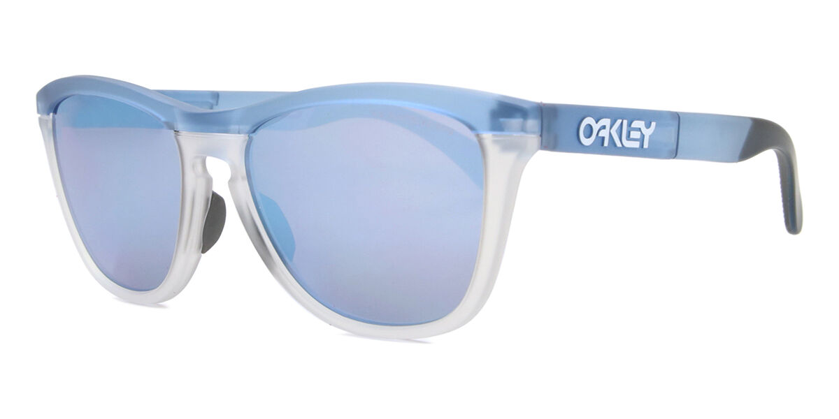 「美品」OAKLEY サングラス OO9284 FROGSKINS RANGE Polarized サングラス Transparent