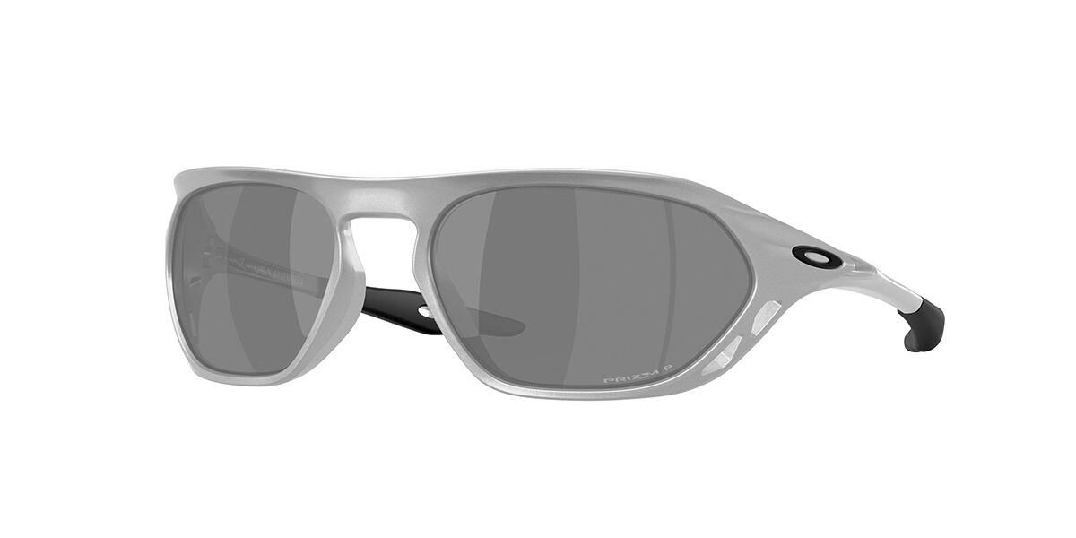 Oakley OO9537 CAGE JACKET Polarized 953709 Men's Sunglasses Silver Size 61