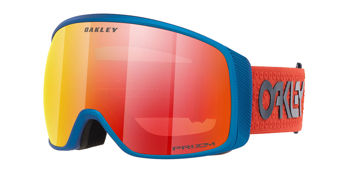 Oakley Fj&auml;rils OO7104 FLIGHT TRACKER L 710490 Standard Bl&aring;a Solglas&ouml;gon M&auml;n