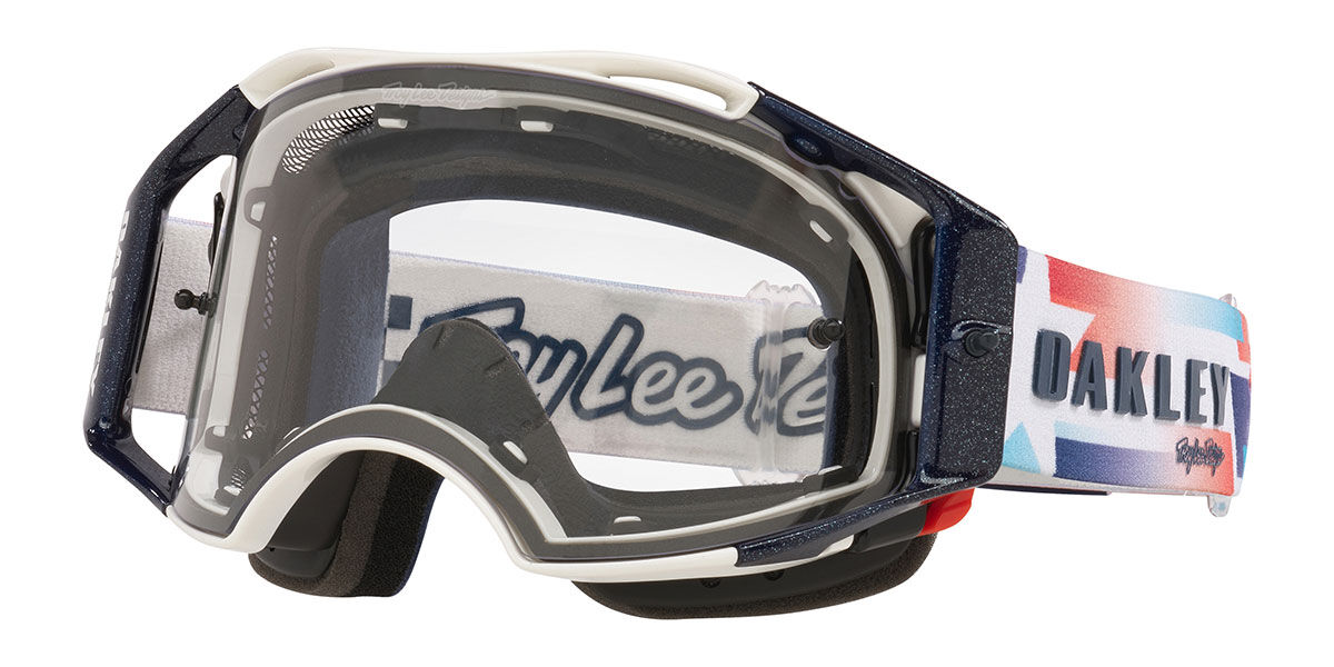 Oakley Fj&auml;rils OO7107 AIRBRAKE MTB 710732 Standard Vita Solglas&ouml;gon M&auml;n