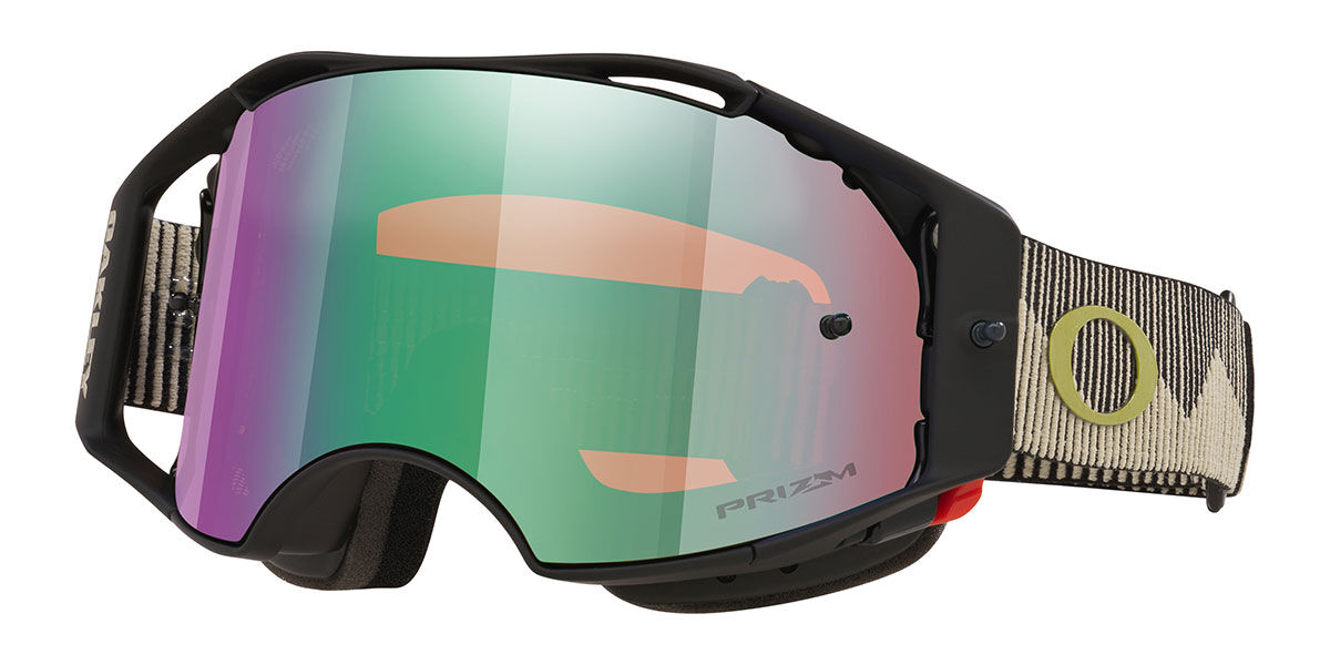 Oakley Fj&auml;rils OO7107 AIRBRAKE MTB 710737 Standard Svarta Solglas&ouml;gon M&auml;n