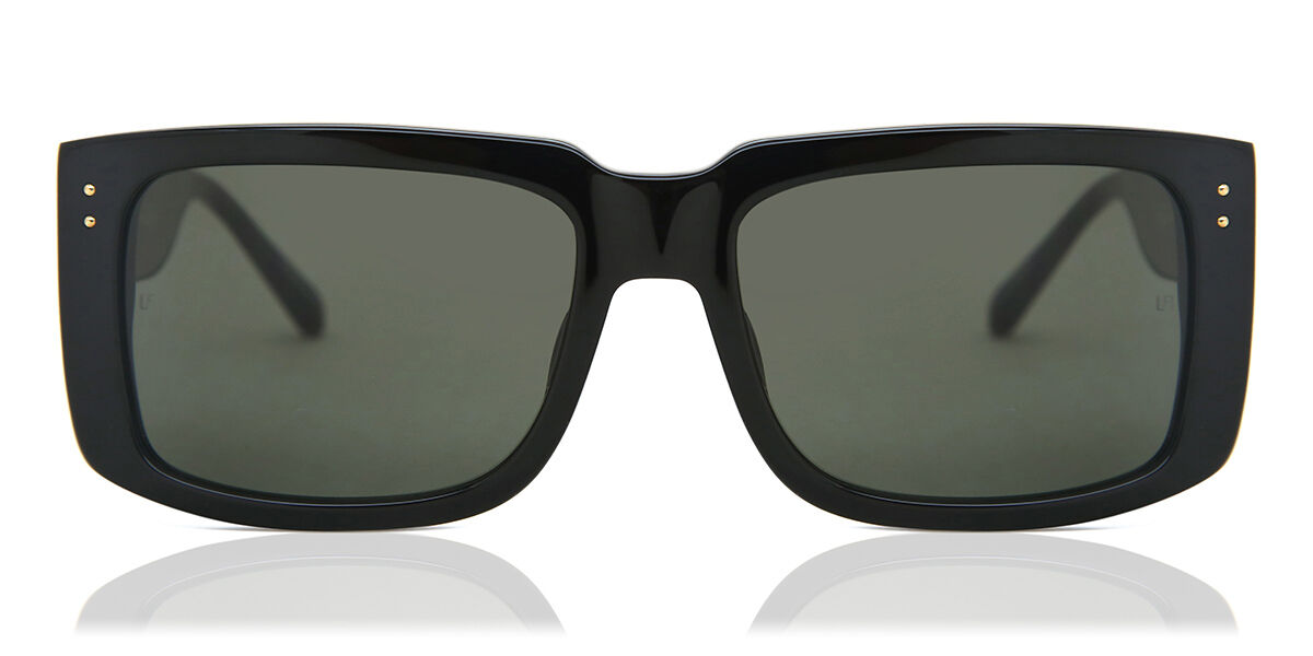 Linda Farrow LFL1027 C1 Men's Sunglasses Black Size 59