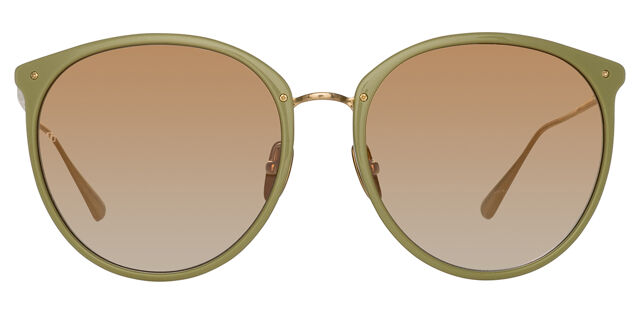 Linda Farrow KINGS LFL747 C37 Sage Green サングラス  